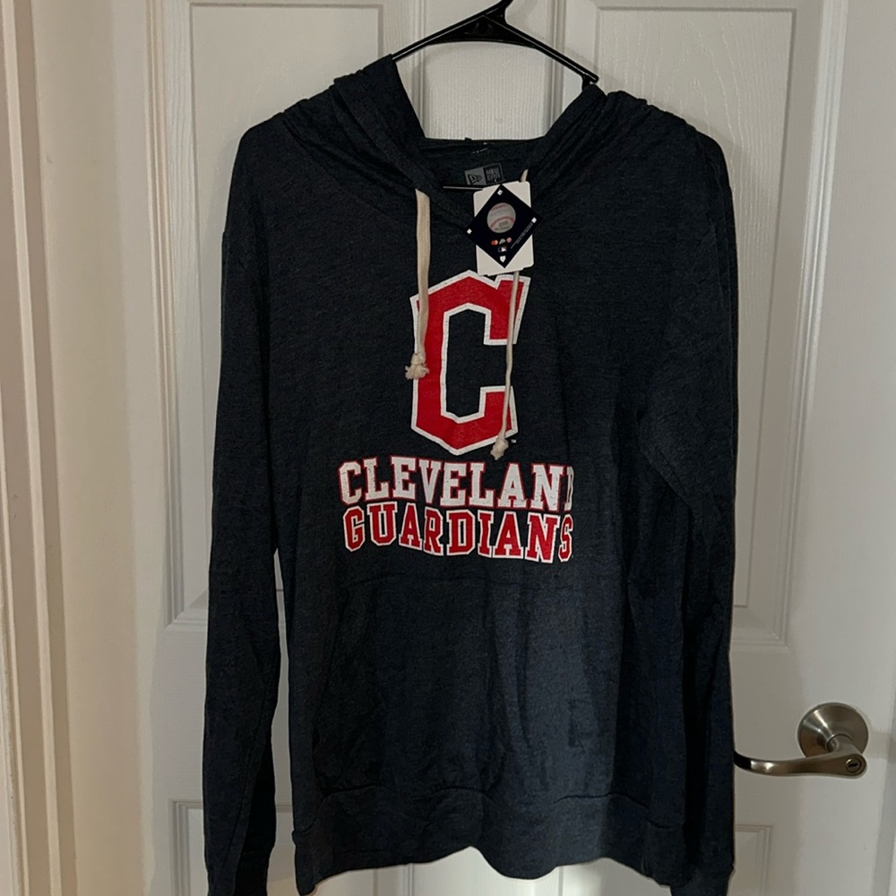 NEW Cleveland Guardians Womens Hooded Sweatshirt 2XL
